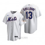 Camiseta Beisbol Hombre New York Mets Luis Guillorme Replica Blanco