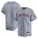 Camiseta Beisbol Hombre New York Mets Segunda Limited Gris