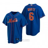Camiseta Beisbol Hombre New York Mets Starling Marte Replica Azul