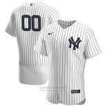 Camiseta Beisbol Hombre New York Yankees Primera Pick-A-Player Retired Roster Autentico Blanco