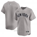 Camiseta Beisbol Hombre New York Yankees Segunda Limited Gris