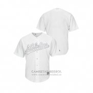 Camiseta Beisbol Hombre Oakland Athletics 2019 Players Weekend Replica Blanco