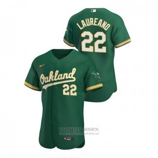 Camiseta Beisbol Hombre Oakland Athletics Ramon Laureano Autentico 2020 Alterno Verde