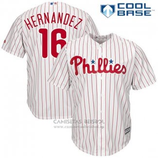 Camiseta Beisbol Hombre Philadelphia Phillies Cesar Hernandez Blanco Cool Base