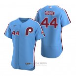 Camiseta Beisbol Hombre Philadelphia Phillies Kyle Gibson Autentico Alterno Azul