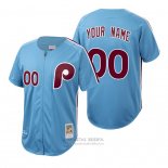 Camiseta Beisbol Hombre Philadelphia Phillies Personalizada Autentico Cooperstown Collection Azul
