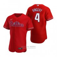 Camiseta Beisbol Hombre Philadelphia Phillies Scott Kingery Autentico Alterno 2020 Rojo