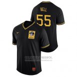 Camiseta Beisbol Hombre Pittsburgh Pirates Josh Bell Cooperstown Collection Legend Negro