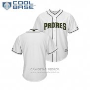 Camiseta Beisbol Hombre San Diego Padres 2018 Dia de los Caidos Cool Base Blanco