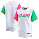 Camiseta Beisbol Hombre San Diego Padres City Connect Limited Blanco Camiseta Beisbol Hombre San Diego Padres City Connect Limited Blanco