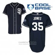 Camiseta Beisbol Hombre San Diego Padres Randy Jones 35 Azul Alterno Cool Base