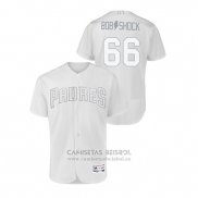 Camiseta Beisbol Hombre San Diego Padres Robert Stock 2019 Players Weekend Autentico Blanco