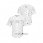 Camiseta Beisbol Hombre San Diego Padres Wil Myers 2019 Players Weekend Replica Blanco