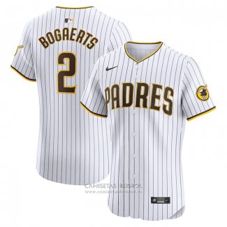 Camiseta Beisbol Hombre San Diego Padres Xander Bogaerts Primera Elite Blanco
