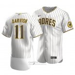 Camiseta Beisbol Hombre San Diego Padres Yu Darvish Autentico Primera Blanco