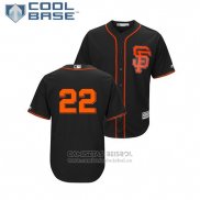 Camiseta Beisbol Hombre San Francisco Giants Andrew Mccutchen Cool Base Alterno Replica Negro