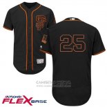 Camiseta Beisbol Hombre San Francisco Giants Barry Bonds Negro Flex Base Autentico Collection
