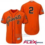 Camiseta Beisbol Hombre San Francisco Giants Denard Span Naranja Alterno Flex Base