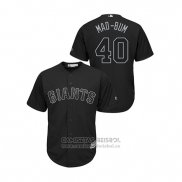 Camiseta Beisbol Hombre San Francisco Giants Madison Bumgarner 2019 Players Weekend Replica Negro