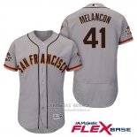 Camiseta Beisbol Hombre San Francisco Giants Mark Melancon Gris Flex Base