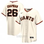 Camiseta Beisbol Hombre San Francisco Giants Matt Chapman Primera Replica Crema Camiseta Beisbol Hombre San Francisco Giants Matt Chapman Primera Replica Crema