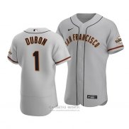 Camiseta Beisbol Hombre San Francisco Giants Mauricio Dubon Autentico Road Gris