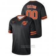 Camiseta Beisbol Hombre San Francisco Giants Personalizada Cooperstown Collection Legend Negro