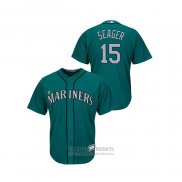 Camiseta Beisbol Hombre Seattle Mariners Kyle Seager Cooperstown Collection Replica Alterno Verde