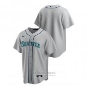 Camiseta Beisbol Hombre Seattle Mariners Replica Road Gris