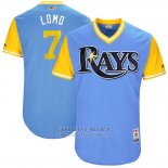 Camiseta Beisbol Hombre Tampa Bay Rays 2017 Little League World Series Logan Morrison Azul