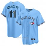 Camiseta Beisbol Hombre Toronto Blue Jays Bo Bichette Replica Alterno Azul2