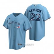 Camiseta Beisbol Hombre Toronto Blue Jays Chase Anderson Alterno Replica Azul