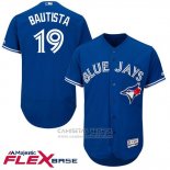 Camiseta Beisbol Hombre Toronto Blue Jays Jose Bautista Azul Flex Base Autentico Collection