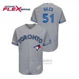 Camiseta Beisbol Hombre Toronto Blue Jays Ken Giles Autentico Flex Base Gris