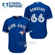 Camiseta Beisbol Hombre Toronto Blue Jays Munenori Kawasaki 66 Azul Alterno Cool Base