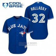 Camiseta Beisbol Hombre Toronto Blue Jays Roy Halladay 32 Azul Alterno Cool Base