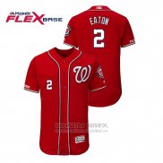 Camiseta Beisbol Hombre Washington Nationals Adam Eaton Autentico Flex Base Rojo