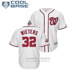 Camiseta Beisbol Hombre Washington Nationals Matt Wieters 2018 All Star Cool Base Blanco