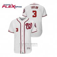 Camiseta Beisbol Hombre Washington Nationals Michael A. Taylor Flex Base Blanco