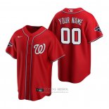 Camiseta Beisbol Hombre Washington Nationals Personalizada Replica Rojo