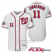 Camiseta Beisbol Hombre Washington Nationals Ryan Zimmerman Blanco 2018 All Star Primera Flex Base