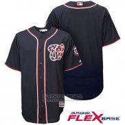 Camiseta Beisbol Hombre Washington Nationals Stars Stripes Flex Base Azul