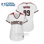 Camiseta Beisbol Mujer Arizona Diamondbacks Taijuan Walker Cool Base Primera Blanco