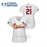 Camiseta Beisbol Mujer St. Louis Cardinals Jose Martinez 2018 LLWS Players Weekend Cafe Rojo