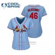 Camiseta Beisbol Mujer St. Louis Cardinals Paul Goldschmidt 2019 Cool Base Alterno Horizon Blue