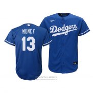 Camiseta Beisbol Nino Los Angeles Dodgers Max Muncy Replica Alterno 2020 Azul