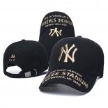 Gorra New York Yankees Negro Oro2