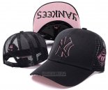 Gorra New York Yankees Negro Rosa