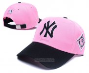 Gorra New York Yankees Rosa Negro1
