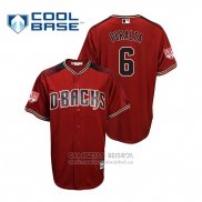 Camiseta Beisbol Hombre Arizona Diamondbacks David Peralta Cool Base 2019 Entrenamiento de Primavera Rojo